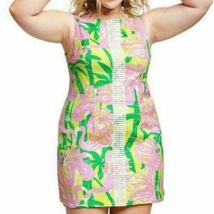 Lilly Pulitzer for Target NWOT Flamingo Dress- 16